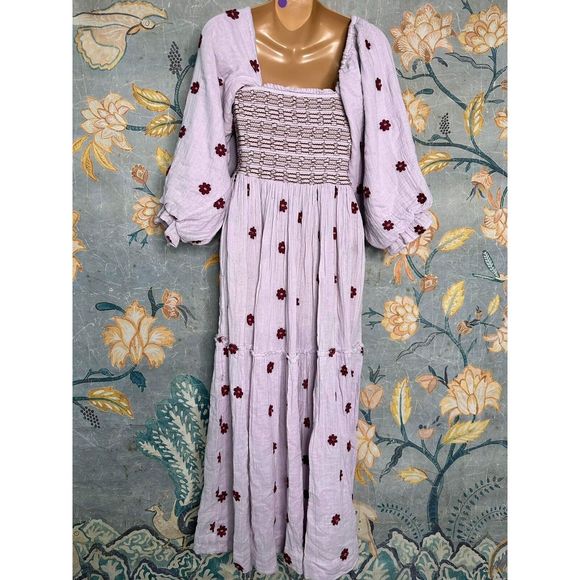 Free People Dahlia Embroidered Maxi Dress - Picture 6 of 7